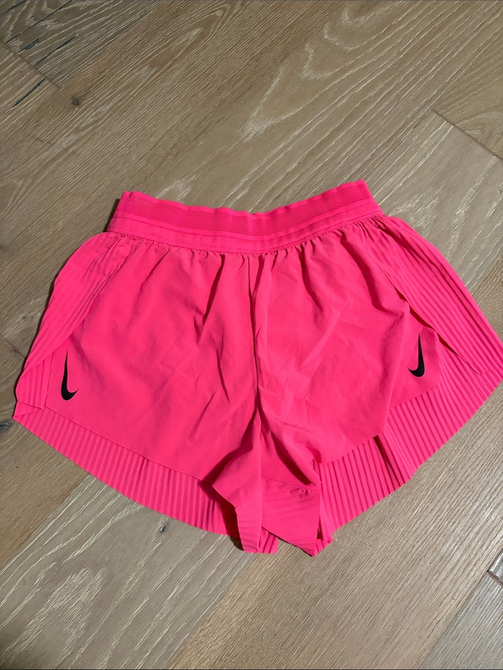 Nike Women's Bright Pink Athletic Running Shorts